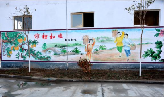 平昌乡镇文化墙 乡风文明焕发新活力
