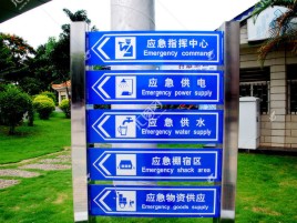 平昌标识导向系统设计需要掌握的四大元素