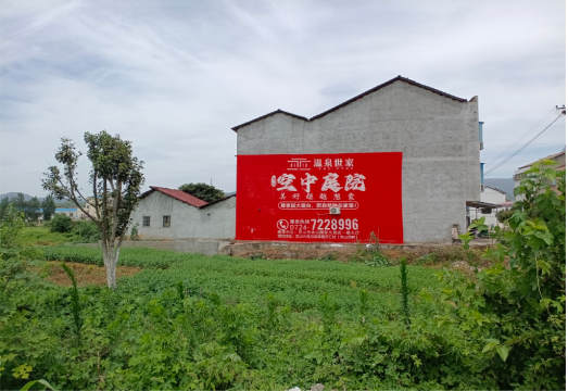 平昌做墙体广告的意义